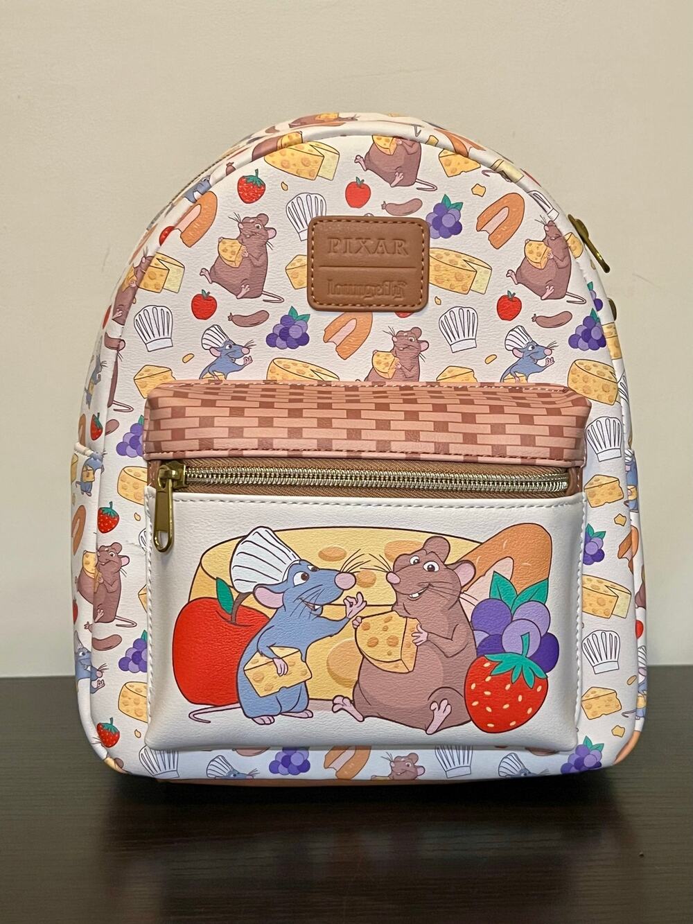 Loungefly Disney Pixar Ratatouille Food Mini Backpack